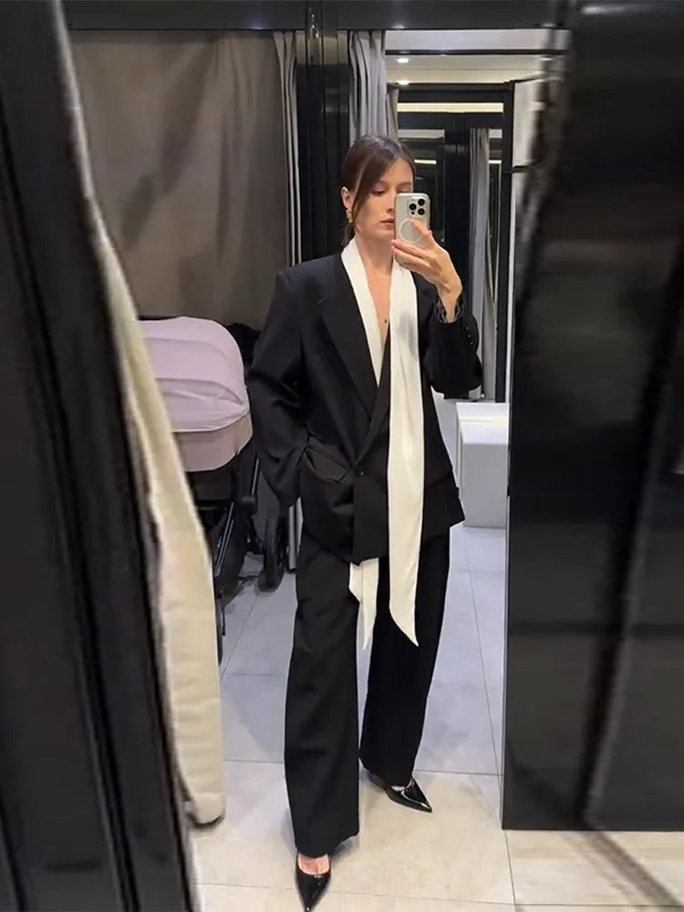 Collared Office Blazer Coat