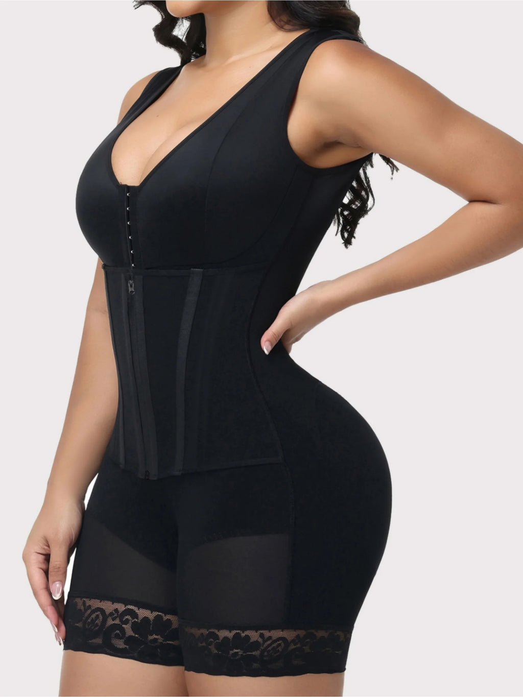 Women's Full-Body Shaper — Boned Bodysuit, Tummy Control, Shapewear, Slimming Bodysuit