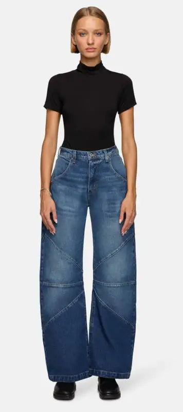 Autumn New Fashion Trend Street Style Women's Jeans Casual Solid Color Washed Distressed Straight-leg Floor-length Mopping Jeans