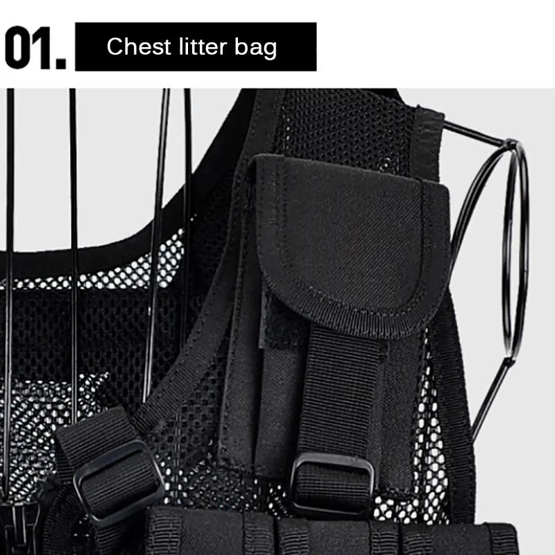 Hunting security clothing SWAT tactical vest SWAT jacket bra multi pocket CS hunting vest camping accessories