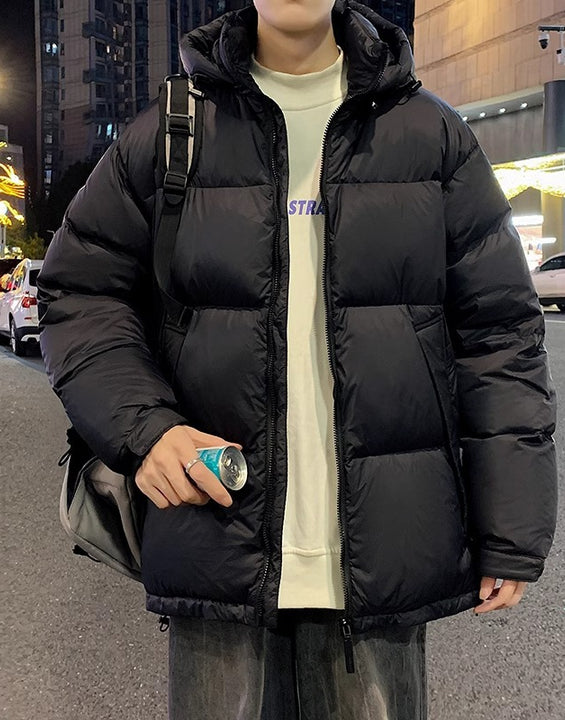 Men's Thickened Loose-Fit Puffer Coat