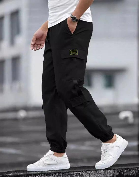 Mens Retro Jogger Casual Work Pants